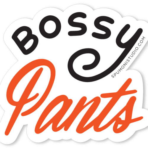 Gibbs Smith Bossy Pants Sticker-GIBBS SMITH-Little Giant Kidz