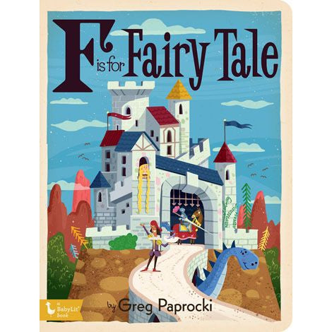 Gibbs Smith F is for Fairy Tale (Board Book)-GIBBS SMITH-Little Giant Kidz