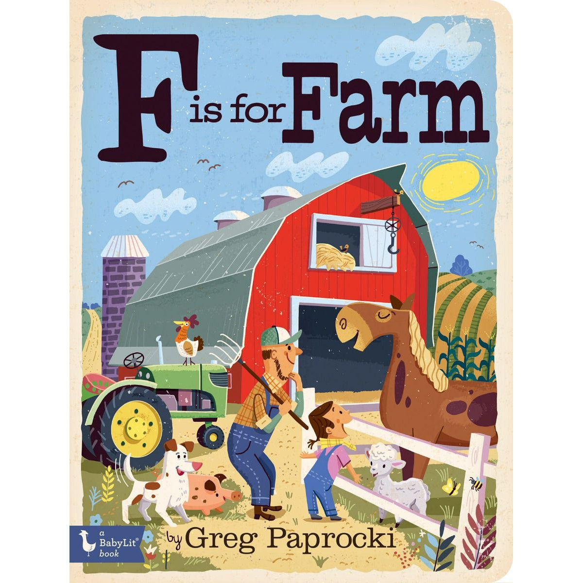 Gibbs Smith F is for Farm (Board Book)-GIBBS SMITH-Little Giant Kidz