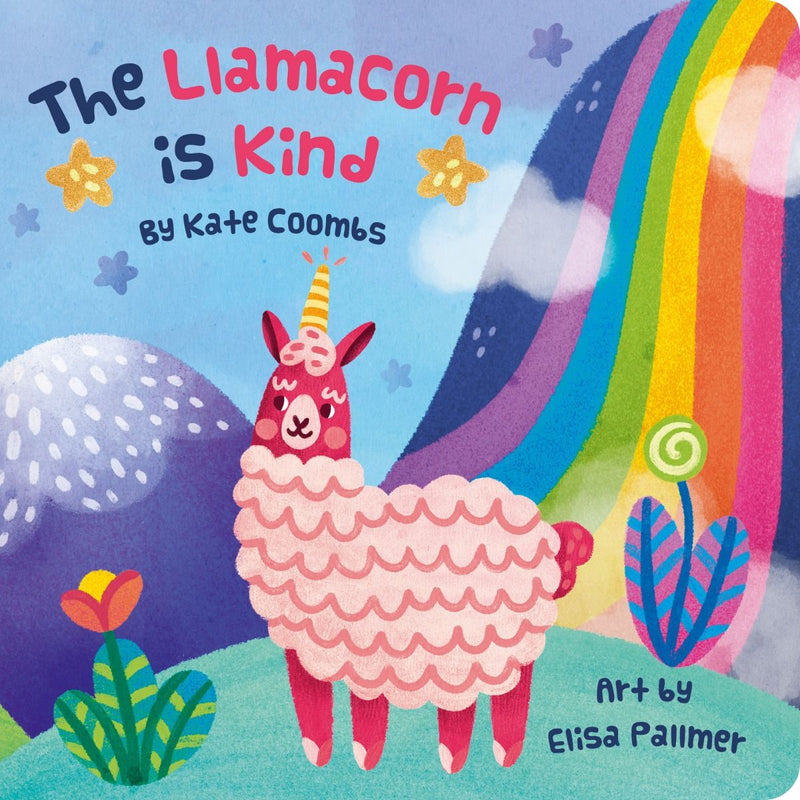 Gibbs Smith Llamacorn Is Kind (Board Book)-GIBBS SMITH-Little Giant Kidz