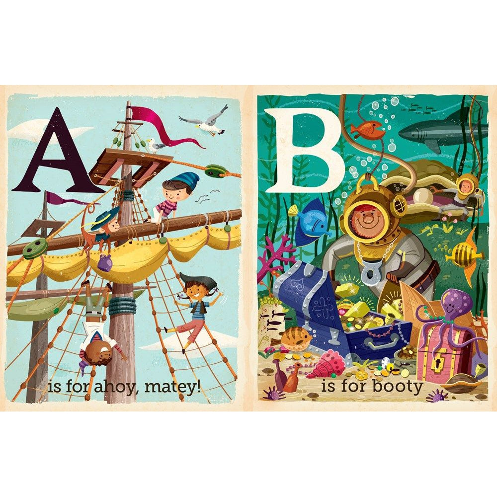 Gibbs Smith P is for Pirate (Board Book)-GIBBS SMITH-Little Giant Kidz
