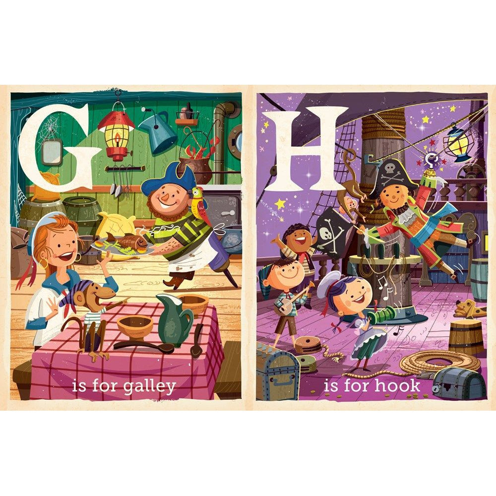 Gibbs Smith P is for Pirate (Board Book)-GIBBS SMITH-Little Giant Kidz