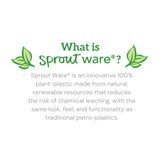 Green Sprouts Sprout Ware® Straw Bottle made from Plants Yellow (9M+)-Green Sprouts-Little Giant Kidz