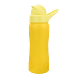Green Sprouts Sprout Ware® Straw Bottle made from Plants Yellow (9M+)-Green Sprouts-Little Giant Kidz