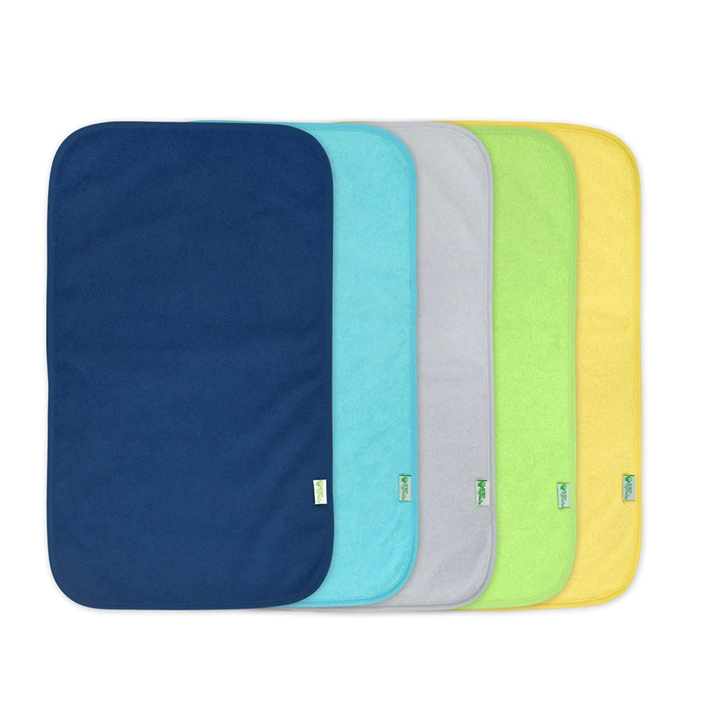 Green Sprouts Stay-Dry Burp Pads (5-Pack) Blue Set-Green Sprouts-Little Giant Kidz