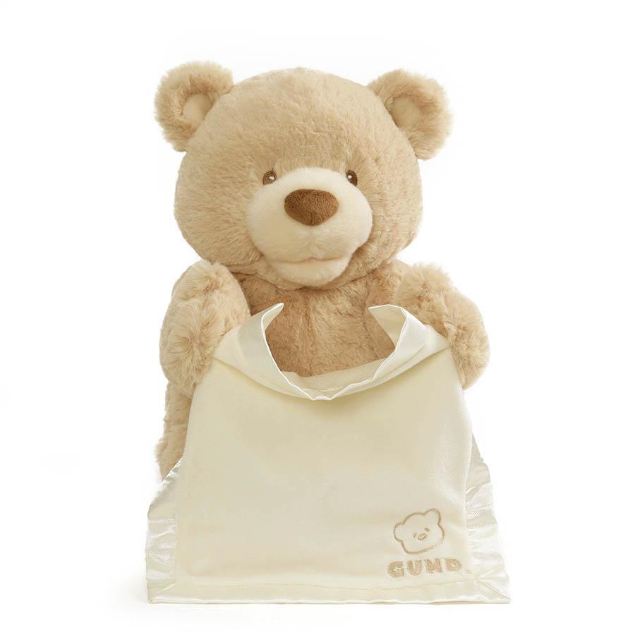 Gund Animated Peek-a-Boo Bear - 11.5"-GUND-Little Giant Kidz