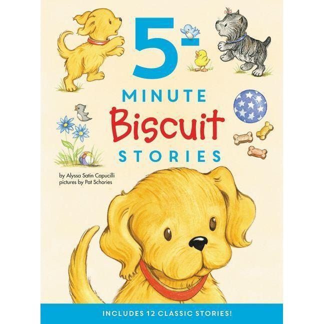 Harper Collins: 5 Minute Biscuit Stories (Hardcover Book)-HARPER COLLINS PUBLISHERS-Little Giant Kidz