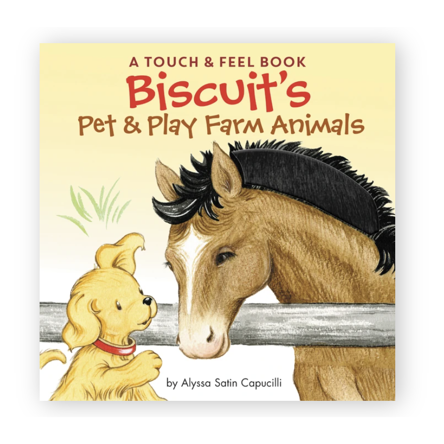 Harper Collins: Biscuit's Pet & Play Farm Animals - A Touch & Feel Book-HARPER COLLINS PUBLISHERS-Little Giant Kidz