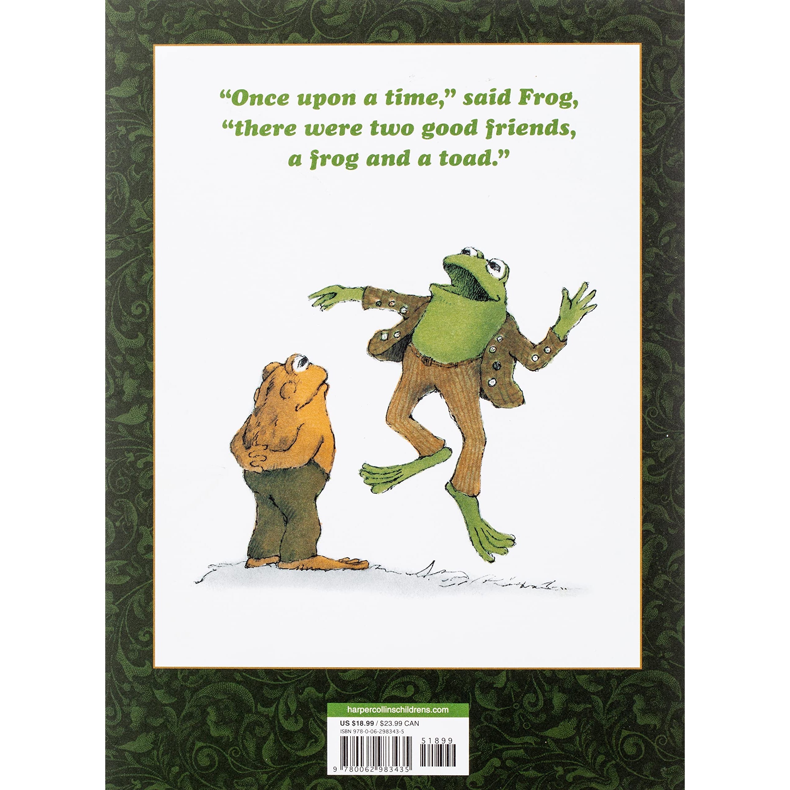Harper Collins: Frog and Toad Are Friends 50th Anniversary Commemorative Edition (Hardcover Book)-HARPER COLLINS PUBLISHERS-Little Giant Kidz