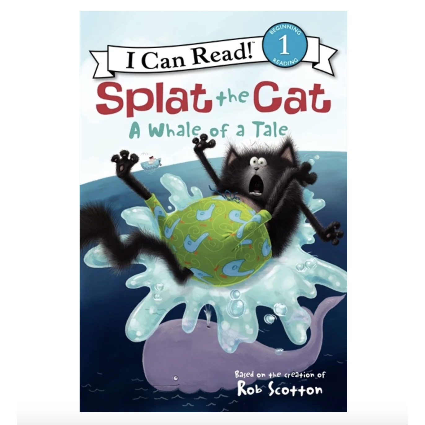 Harper Collins: I Can Read Level 1: Splat the Cat A Whale of a Tale-HARPER COLLINS PUBLISHERS-Little Giant Kidz