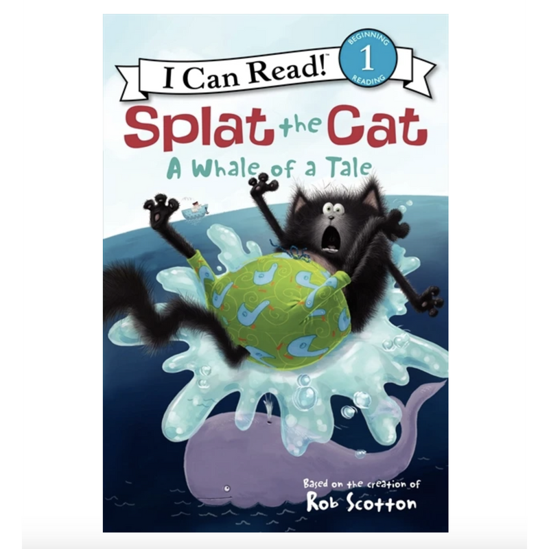 Harper Collins: I Can Read Level 1: Splat the Cat A Whale of a Tale-HARPER COLLINS PUBLISHERS-Little Giant Kidz