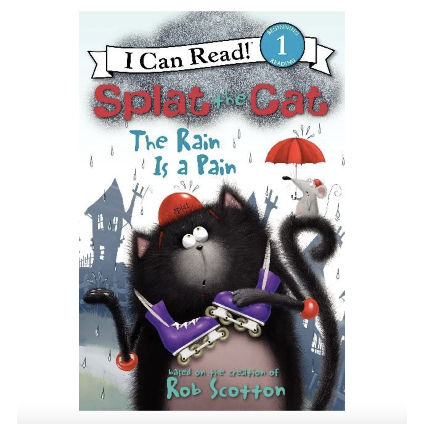 Harper Collins: I Can Read Level 1: Splat the Cat The Rain Is a Pain-HARPER COLLINS PUBLISHERS-Little Giant Kidz