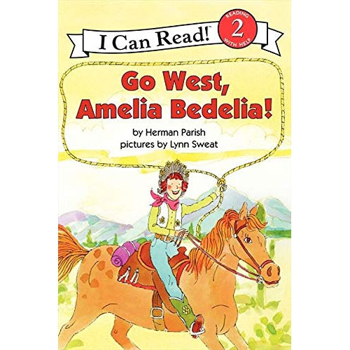 Harper Collins: I Can Read Level 2: Go West, Amelia Bedelia!-HARPER COLLINS PUBLISHERS-Little Giant Kidz