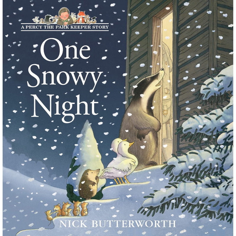 Harper Collins: One Snowy Night (A Percy the Park Keeper Story) (Paperback Book)-HARPER COLLINS PUBLISHERS-Little Giant Kidz