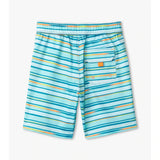 Hatley Ocean Stripes Quick Dry Shorts-HATLEY-Little Giant Kidz