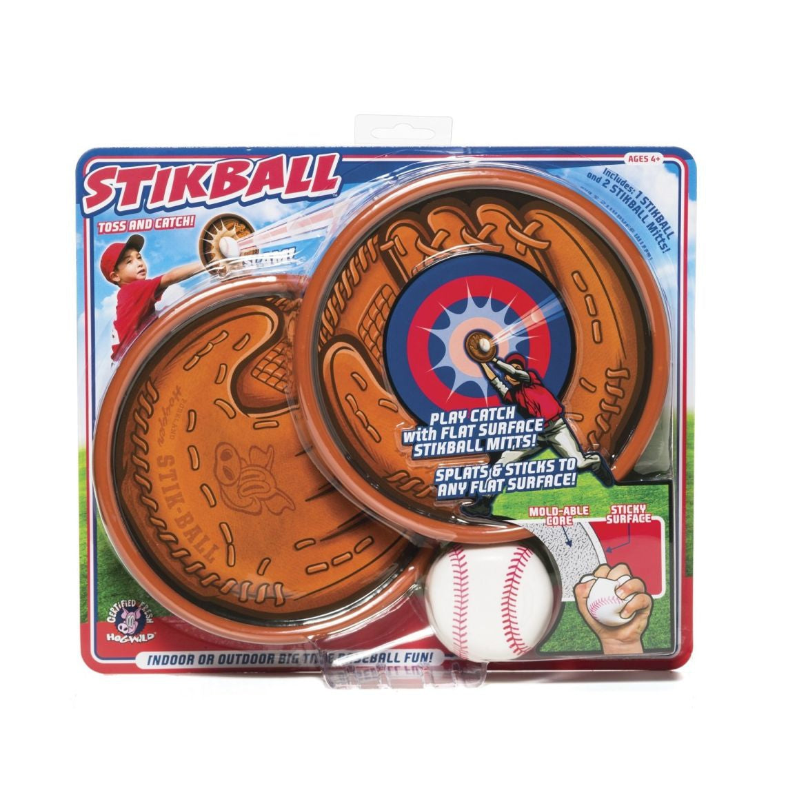 Hog Wild StrikBall Mitts + Stikball Toss & Catch-HOG WILD-Little Giant Kidz