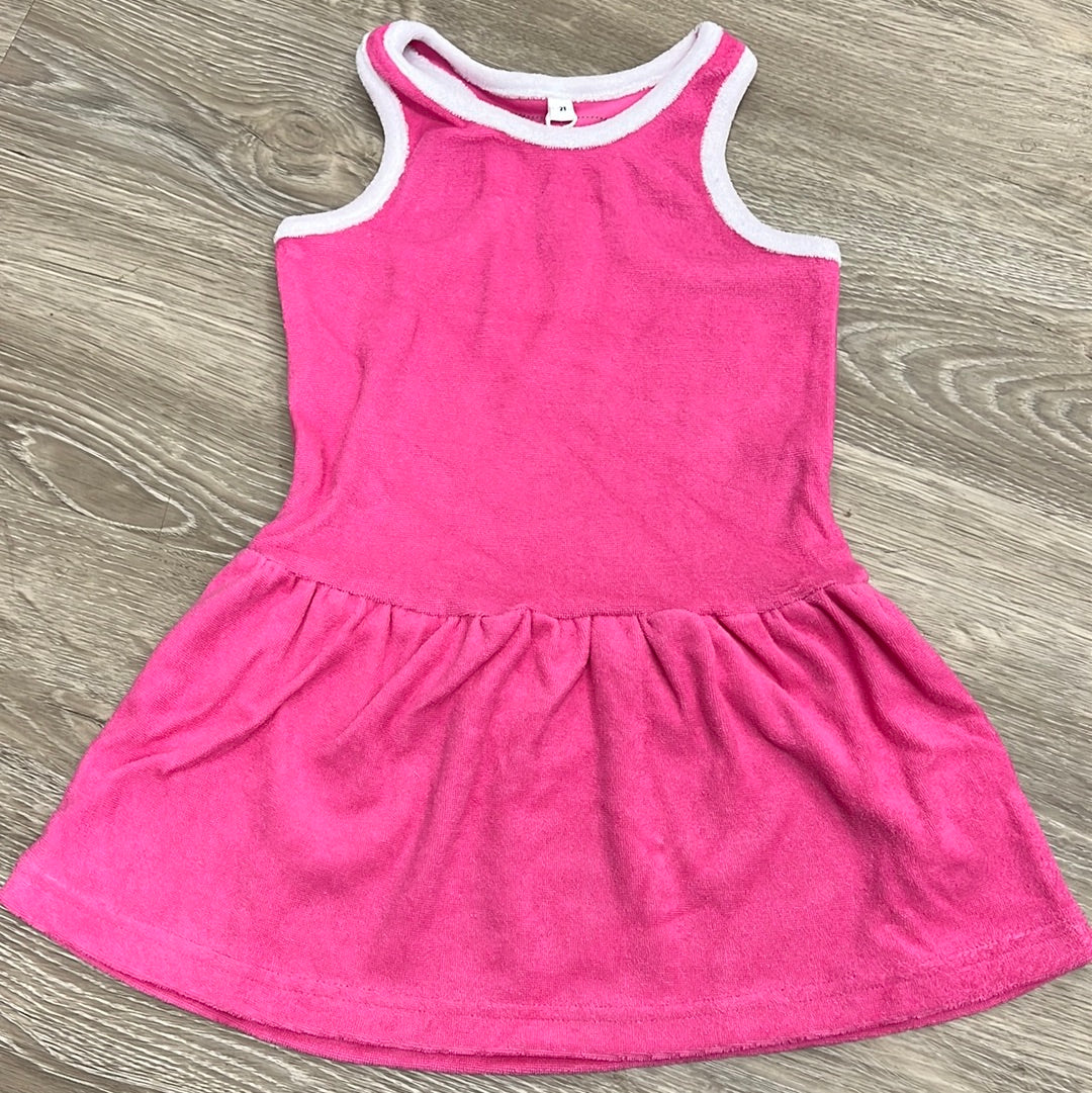 Honesty Clothing Pink/White Tennis Dress-HONESTY-Little Giant Kidz