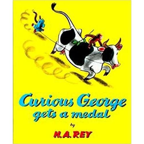 Houghton Mifflin Harcourt: Curious George Gets a Medal-Houghton Mifflin Harcourt-Little Giant Kidz