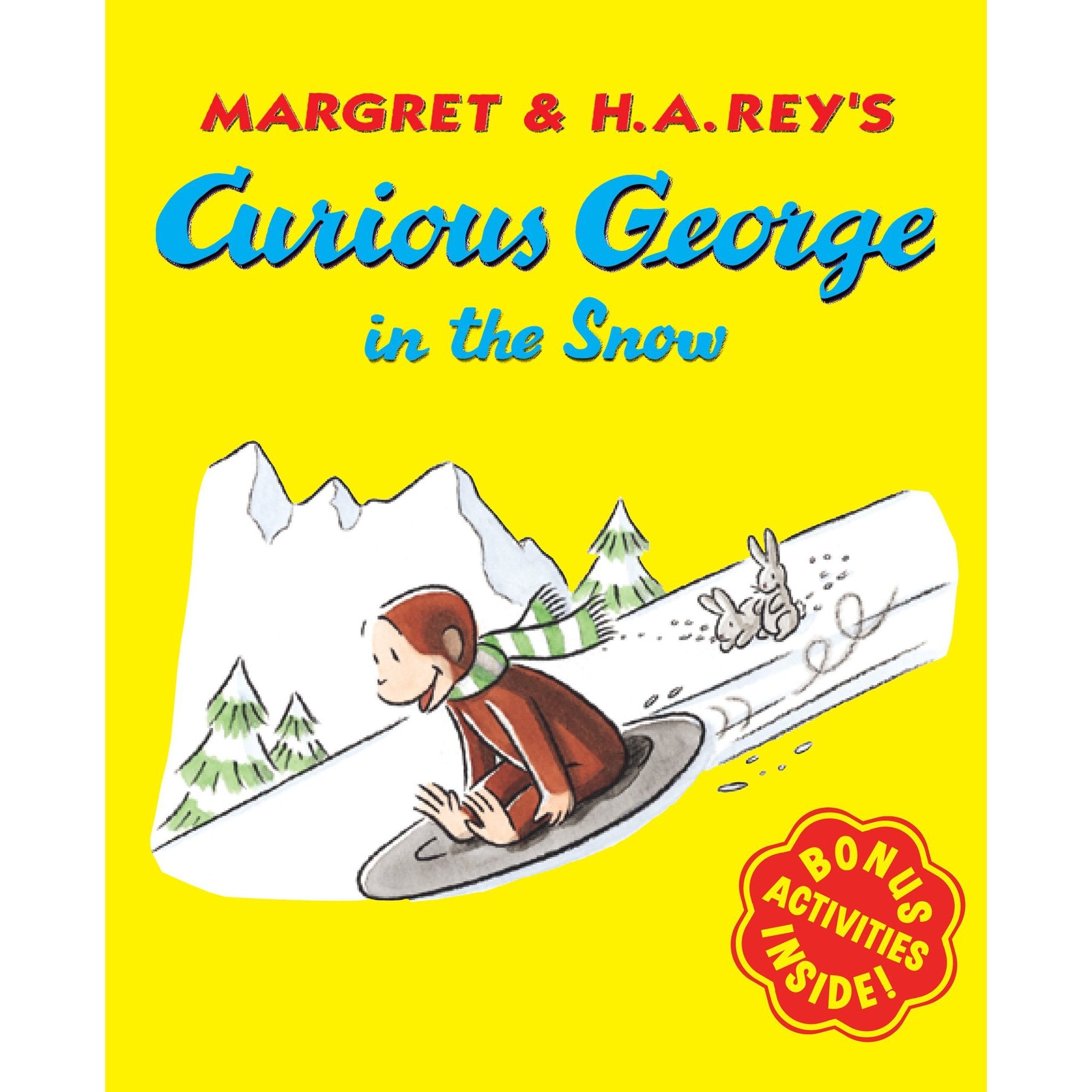 Houghton Mifflin Harcourt: Curious George in the Snow (Paperback Book)-Houghton Mifflin Harcourt-Little Giant Kidz