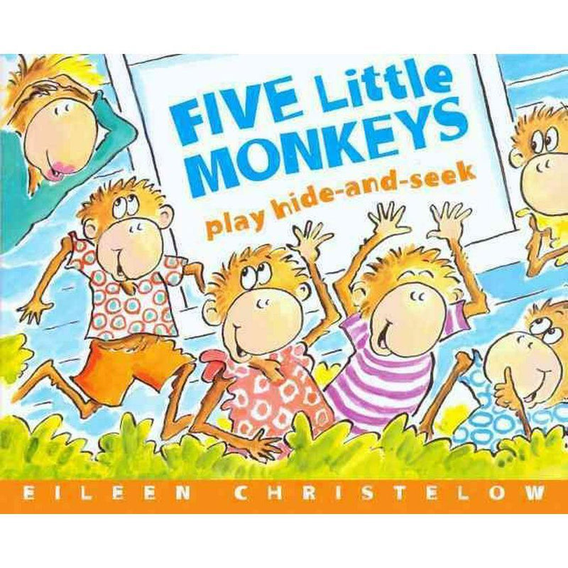 Houghton Mifflin Harcourt: Five Little Monkeys Play Hide and Seek (Soft Book)-Houghton Mifflin Harcourt-Little Giant Kidz
