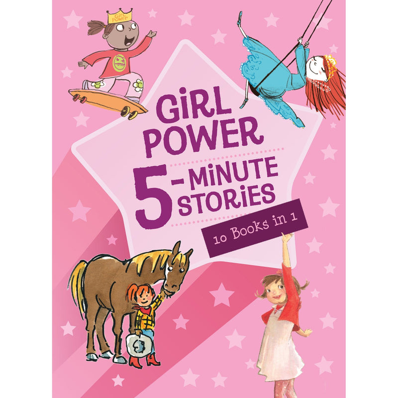 Houghton Mifflin Harcourt: Girl Power 5-Minute Stories Hardcover-Houghton Mifflin Harcourt-Little Giant Kidz