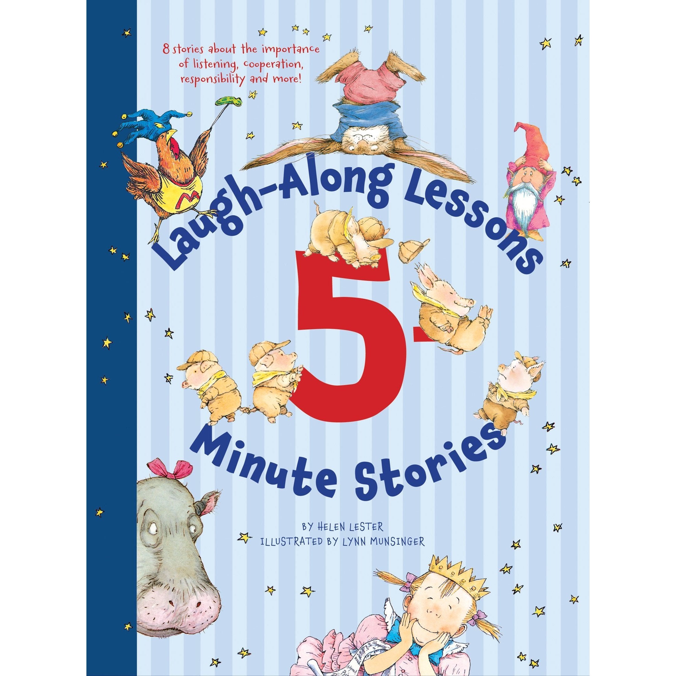 Houghton Mifflin Harcourt: Laugh-Along Lessons 5-Minute Stories (Hardcover Book)-Houghton Mifflin Harcourt-Little Giant Kidz