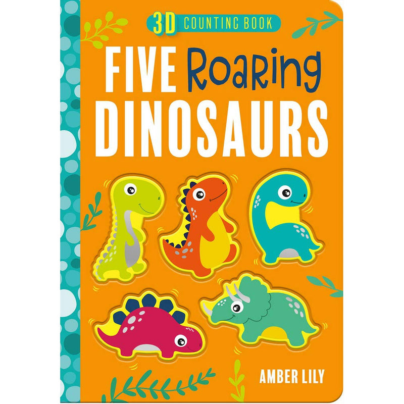 Imagine That Publishing: Five Roaring Dinosaurs (Board Book)-Imagine That Publishing-Little Giant Kidz