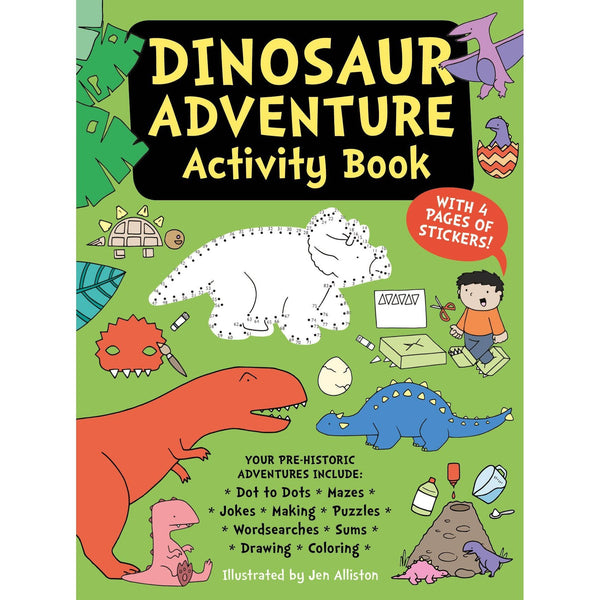 Ingram Publishing: Dinosaur Adventure Activity Book (Paperback)-INGRAM PUBLISHER SERVICES-Little Giant Kidz