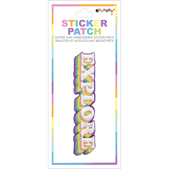 Iscream Embroidered Sticker Patch - Explore-Iscream-Little Giant Kidz