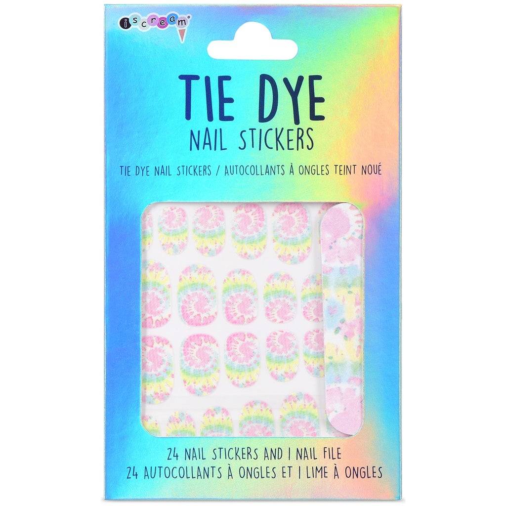 Iscream Tie Dye Nail Stickers-Iscream-Little Giant Kidz