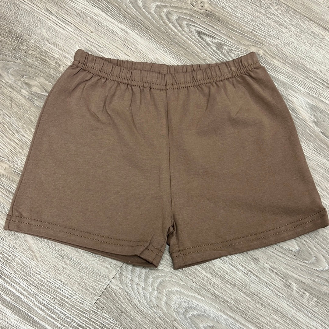 Itsy Bitsy Knit Shorts - Brown-Itsy Bitsy-Little Giant Kidz