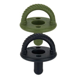 Itzy Ritzy Sweetie Soother Pacifier Set (2-Pack) - Camo & Midnight Cables-ITZY RITZY-Little Giant Kidz