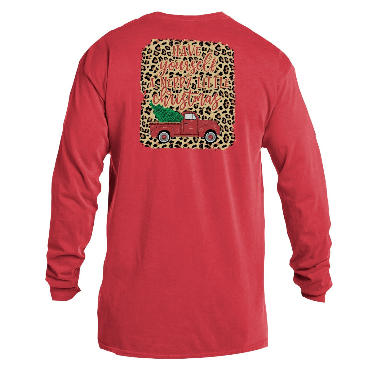 Jane Marie Have Yourself a Merry Christmas Long Sleeve T-Shirt - Red-JANE MARIE-Little Giant Kidz