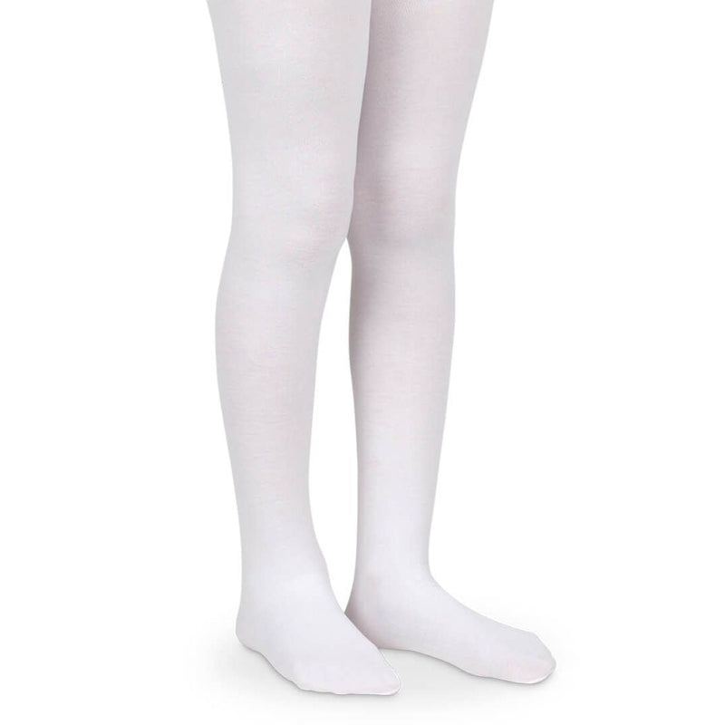 Jefferies Socks Smooth Microfiber Tights - White - 1 Pair-JEFFERIES SOCKS-Little Giant Kidz
