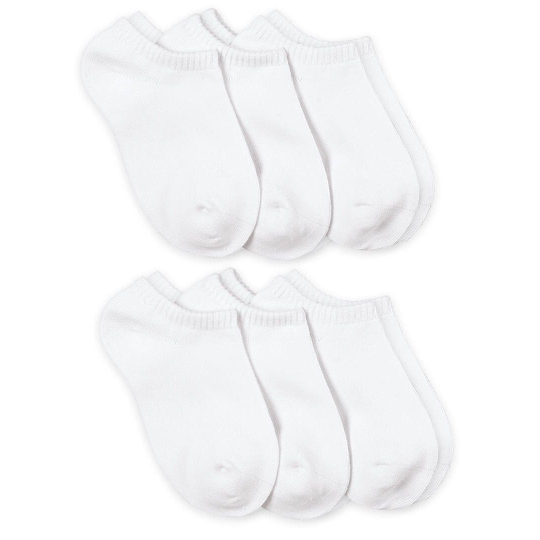 Jefferies Socks Smooth Toe Capri Liner Socks 6 Pair Pack - White-JEFFERIES SOCKS-Little Giant Kidz