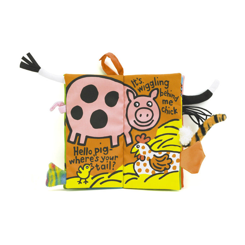 JellyCat Farm Tails Book-JellyCat-Little Giant Kidz