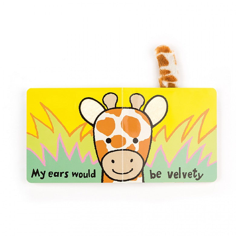 JellyCat If I Were A Giraffe Book (Board Book)-JellyCat-Little Giant Kidz