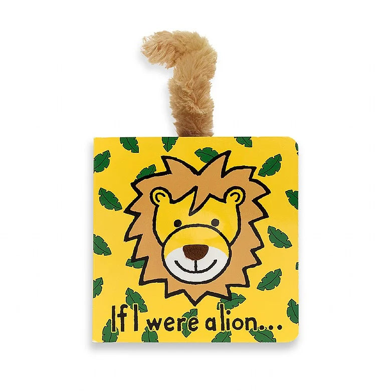 JellyCat If I Were A Lion Book (Board Book)-JellyCat-Little Giant Kidz