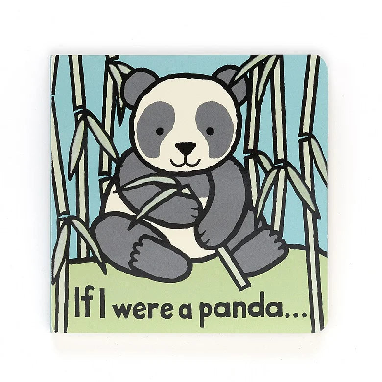 JellyCat If I Were A Panda Book (Board Book)-JellyCat-Little Giant Kidz