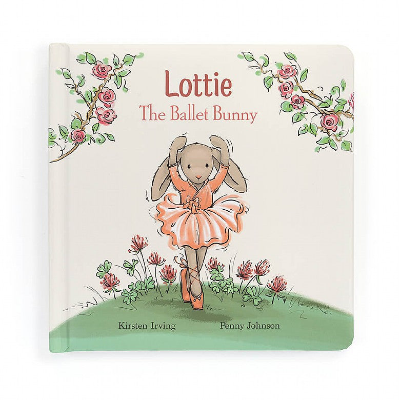 JellyCat Lottie The Ballet Bunny Book (Board Book)-JellyCat-Little Giant Kidz