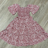 Joyous & Free Raspberry Daisy Lily Dress-Joyous & Free-Little Giant Kidz