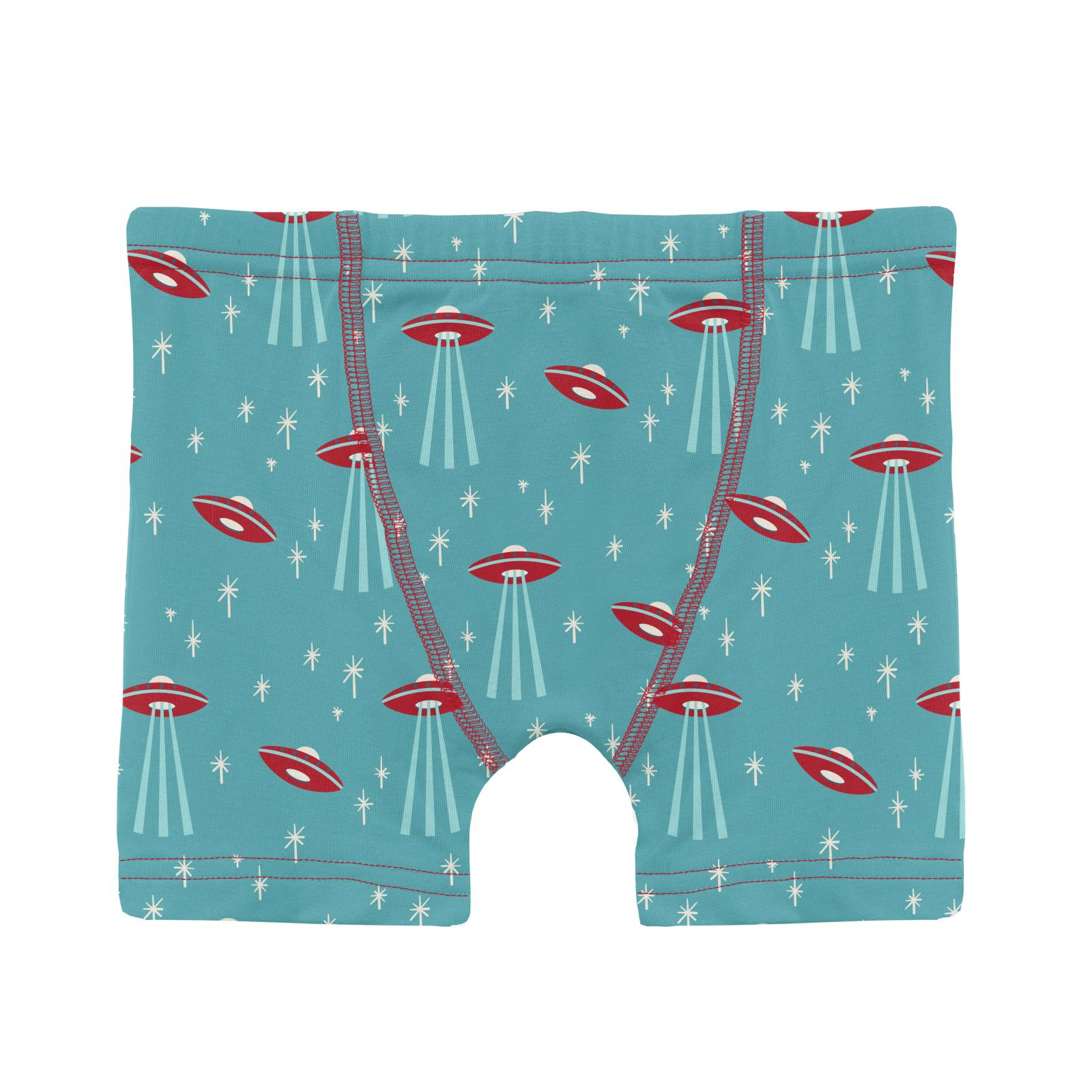 Kickee Pants Glacier Alien Invasion Print Boy's Boxer Brief-Kickee Pants-Little Giant Kidz