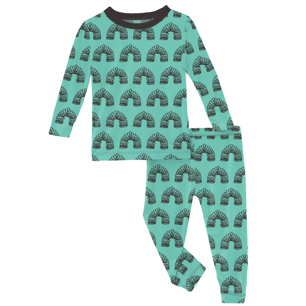 Kickee Pants Glass Spring Toy Print Long Sleeve Pajama Set-Kickee Pants-Little Giant Kidz