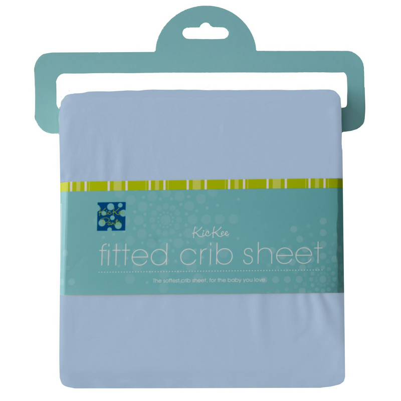 Kickee Pants Pond Fitted Solid Crib Sheet-Kickee Pants-Little Giant Kidz