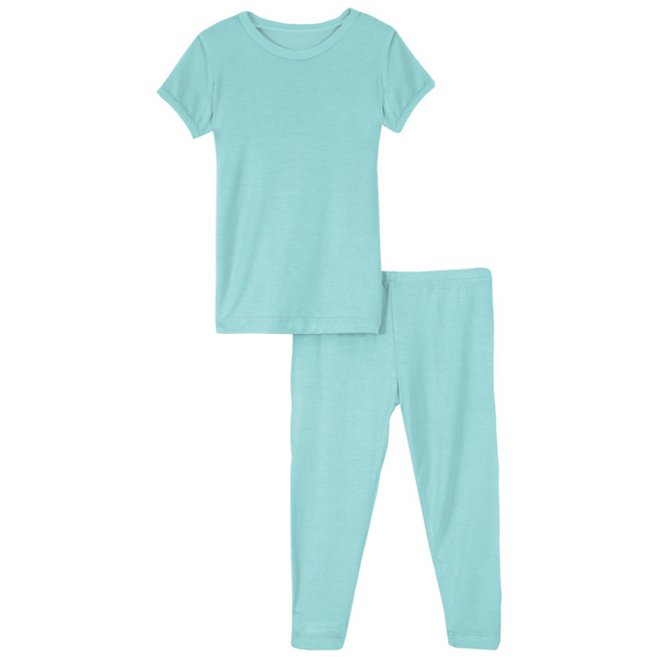 Kickee Pants Summer Sky Short Sleeve Pajama Set-Kickee Pants-Little Giant Kidz