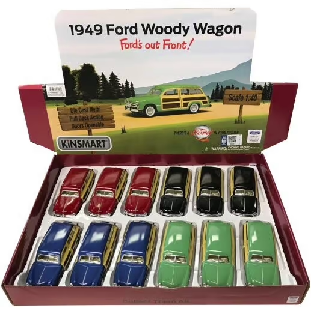 Kinsmart Die Cast 1949 Ford Woody Wagon