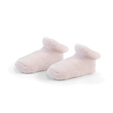Kushies Infant Socks 2-Pack - Blush Solid/Hearts-KUSHIES-Little Giant Kidz