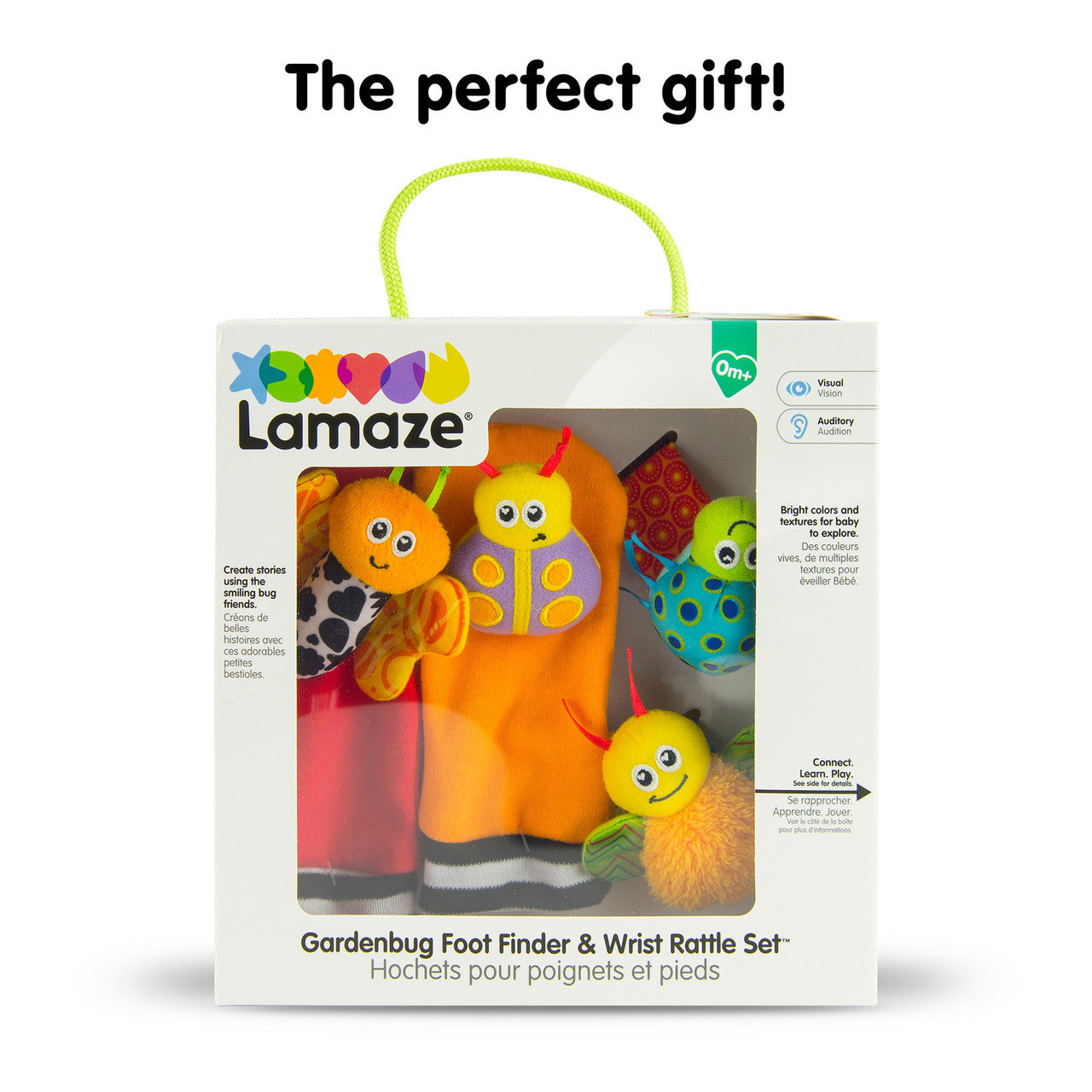 Lamaze Gardenbug Foot Finder and Wrist Rattle Set-LAMAZE-Little Giant Kidz