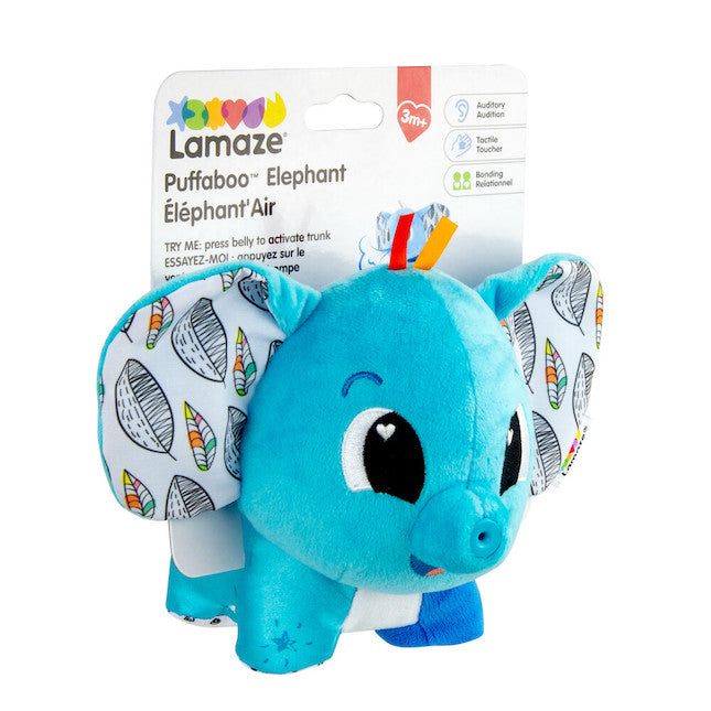 Lamaze Puffaboo Elephant-FATBRAIN-Little Giant Kidz