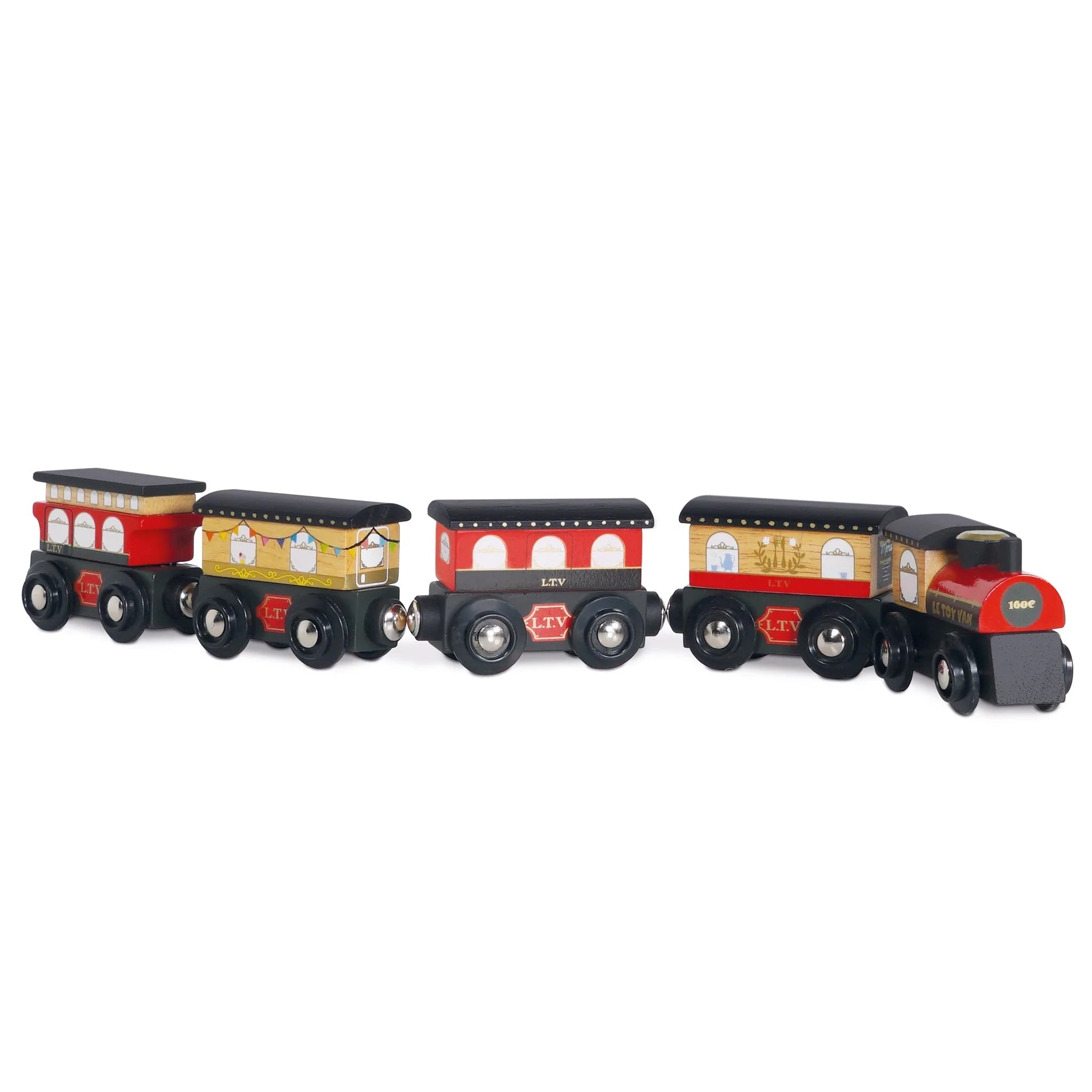 Le Toy Van Royal Express Train (Red)-LE TOY VAN-Little Giant Kidz